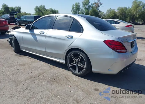 2018 Mercedes-Benz C 300 из США, поврежденный, VIN WDDWF4JB5JR422770